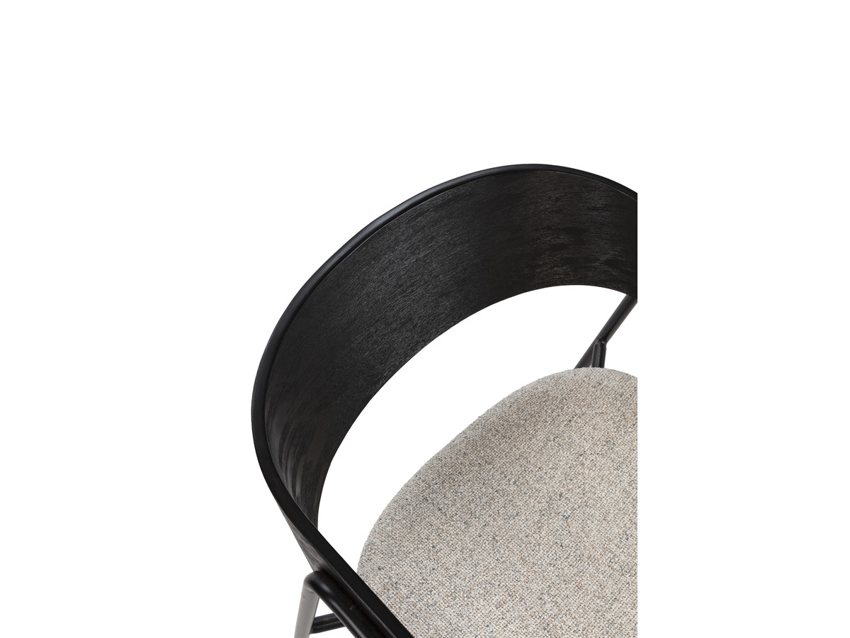 Lot de 2 chaises SOREN tissu texturé