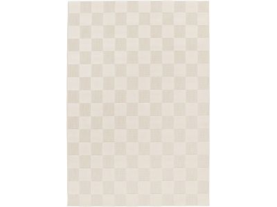 Tapis poils ras GABRIELLE motif damier