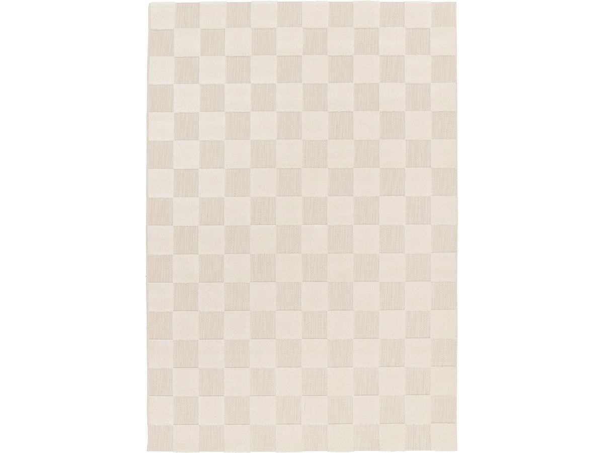 Tapis poils ras GABRIELLE motif damier Tapis poils ras GABRIELLE motif damier