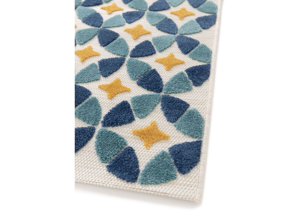 ISAURE kortpolig vloerkleed met abstract patroon