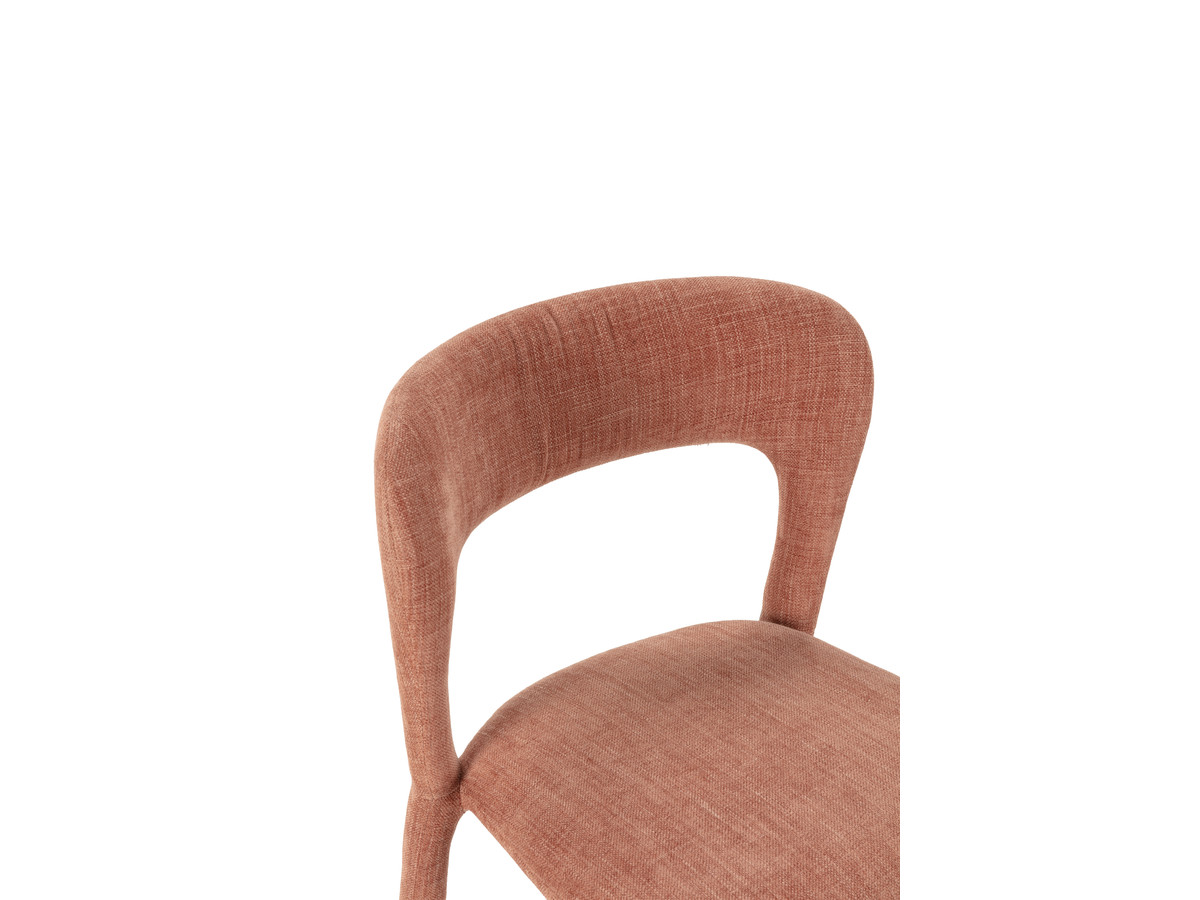 Ensemble CONSTANCE avec table à manger ovale 200 cm beige effet béton + 4 chaises PIA