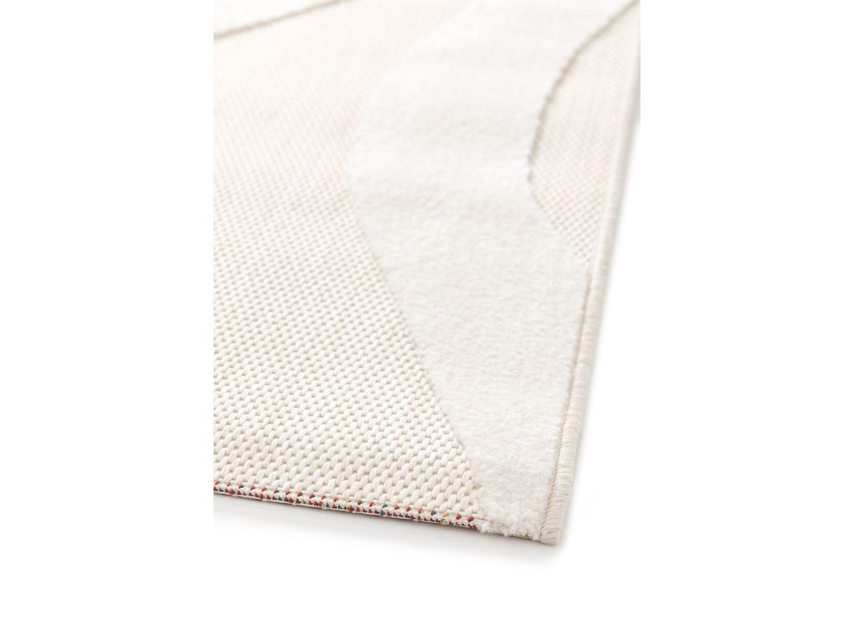 Tapis poils ras NOELIA motif abstrait