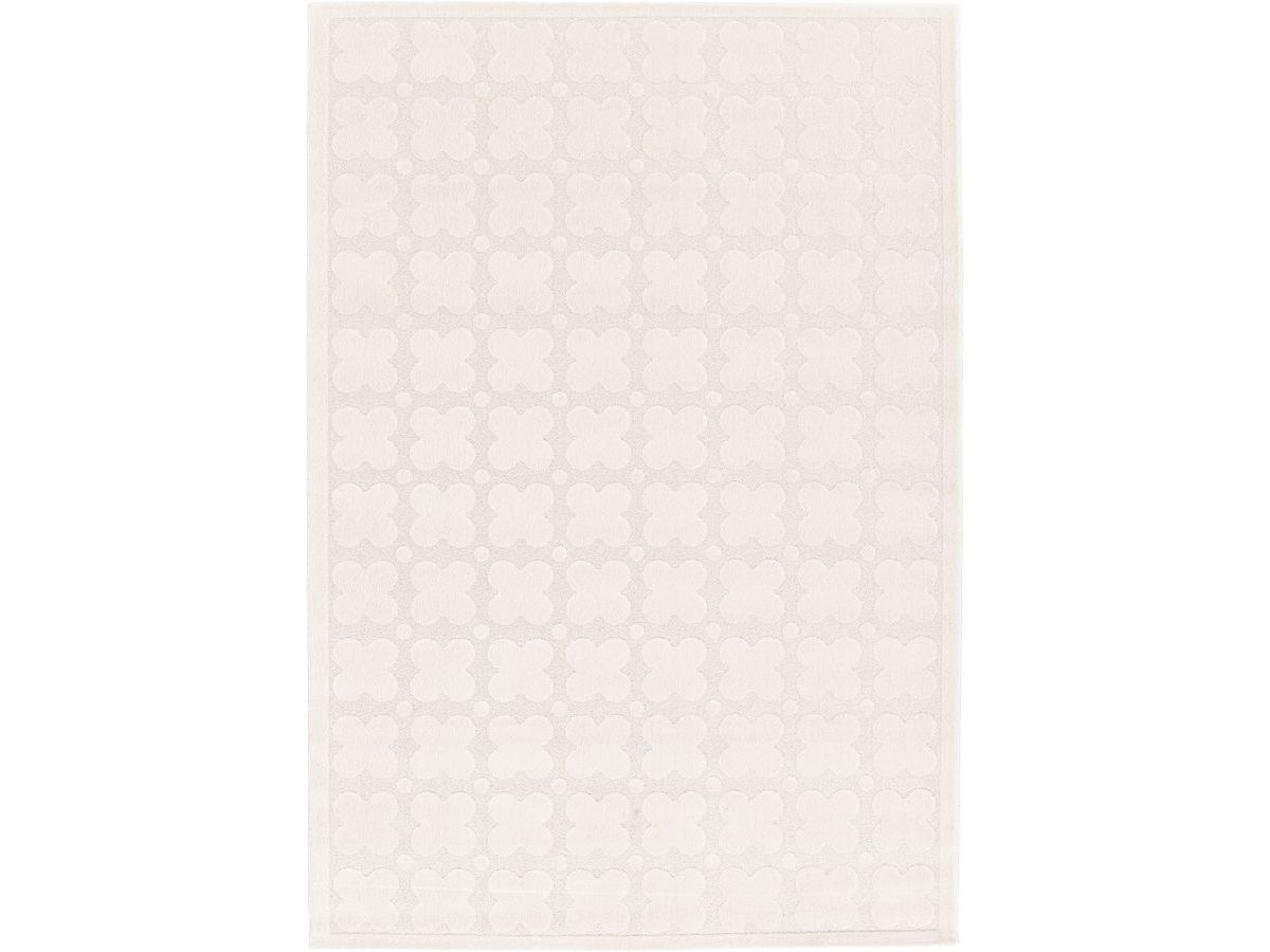 OWEN kortpolig vloerkleed met abstract patroon