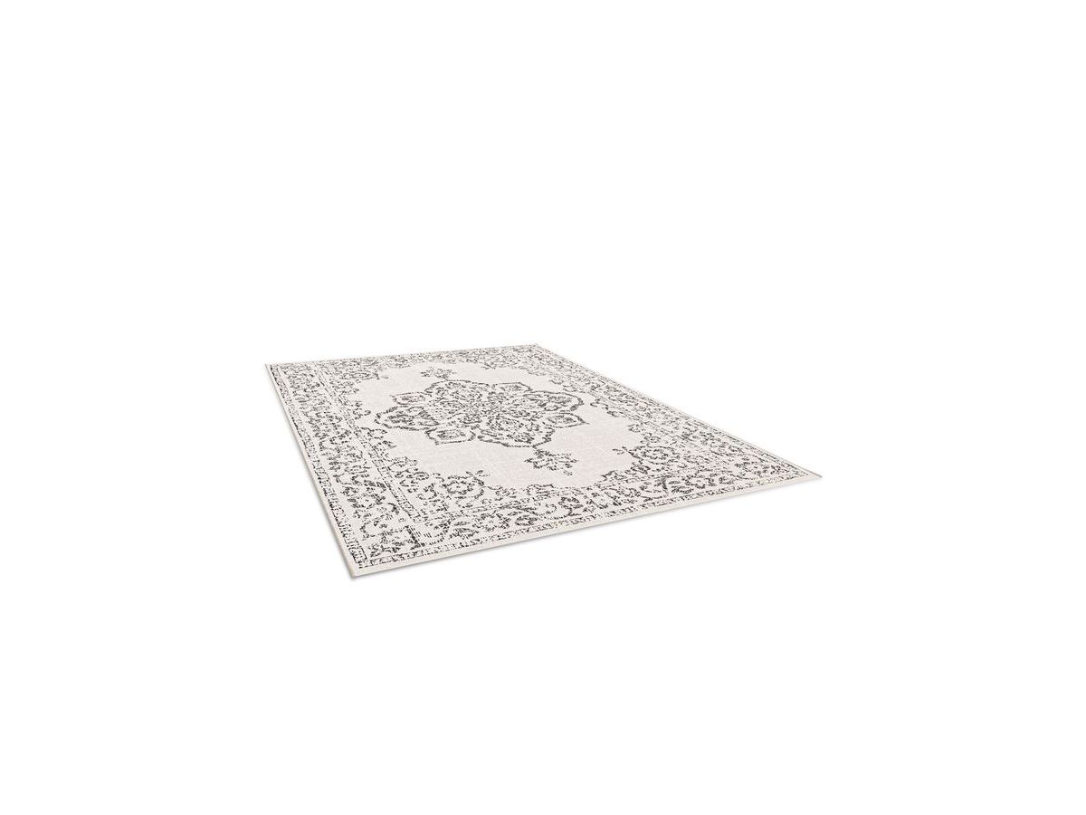 Tapis tissé plat SAMI motif vintage noir — vue 5