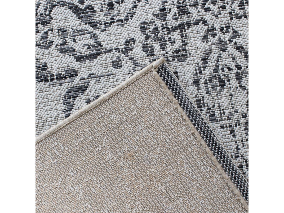 Tapis tissé plat SAMI motif vintage