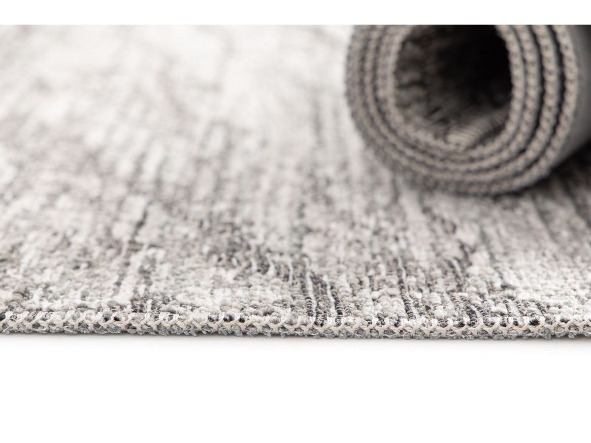 Tapis tissage Gobelin CALIE uni gris — vue 6