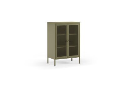 Buffet haut 2 portes 70 cm CLARA métal édition limitée