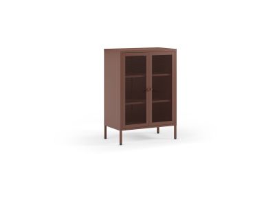 Buffet haut 2 portes 70 cm CLARA métal édition limitée