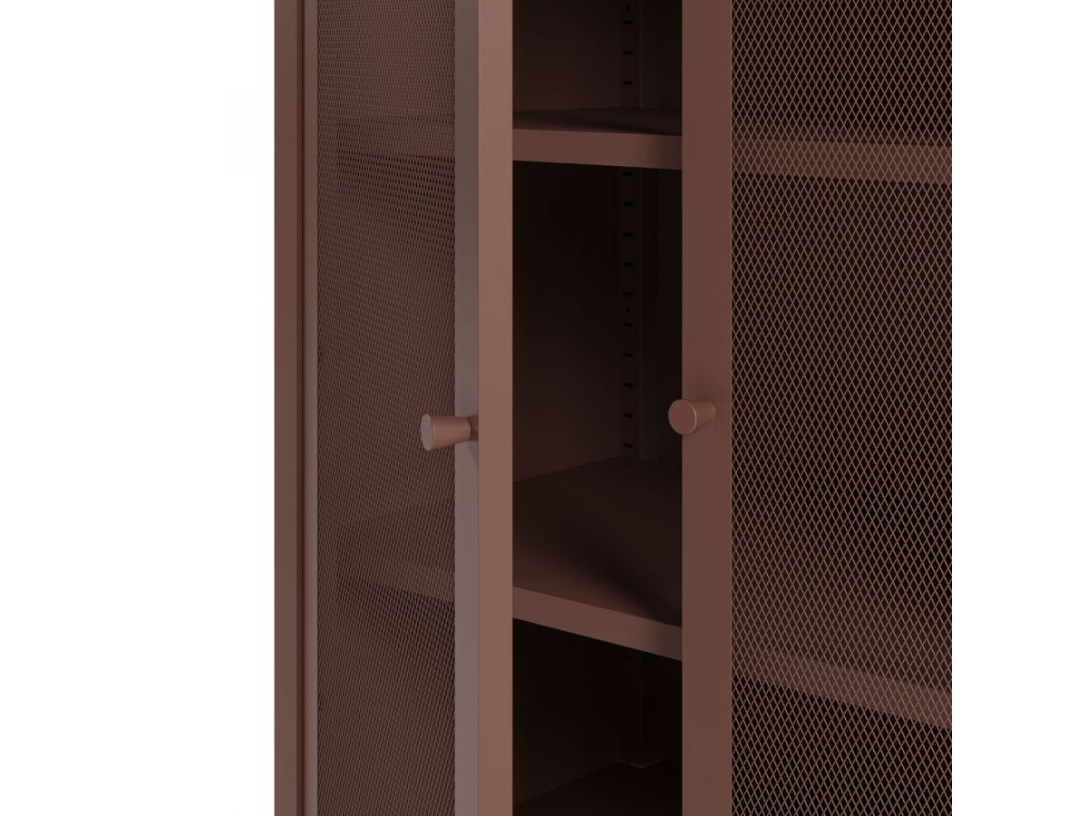 Buffet haut 2 portes 70 cm CLARA métal édition limitée