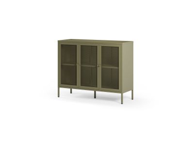Buffet 3 portes 120 cm CLARA métal édition limitée