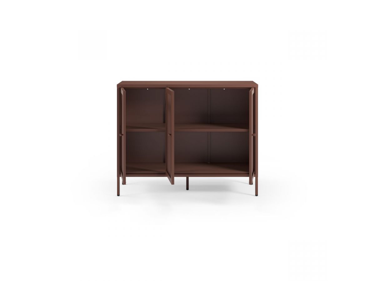 Buffet 3 portes 120 cm CLARA métal édition limitée