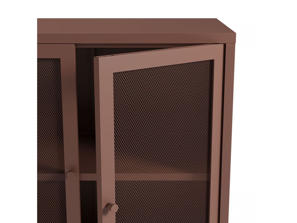 Buffet 3 portes 120 cm CLARA métal édition limitée