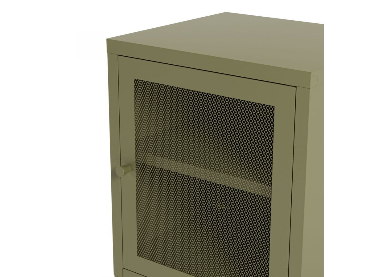 Table de chevet 1 porte CLARA métal édition limitée