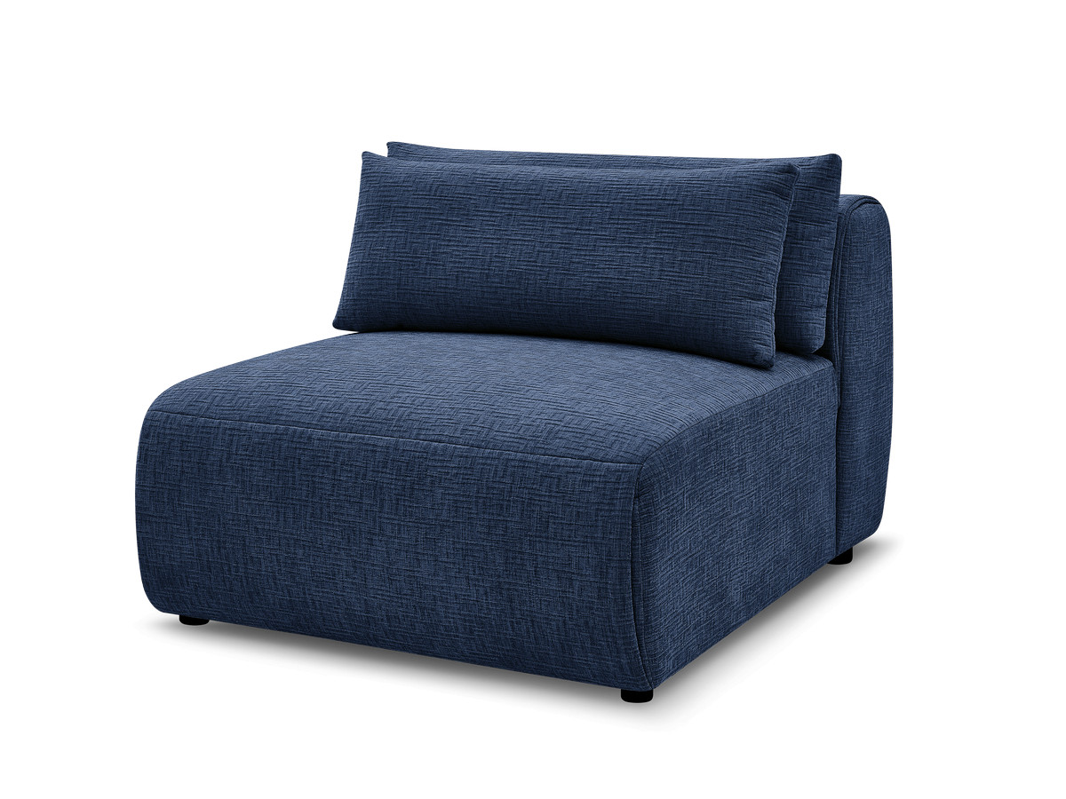 JANA modulaire bank 1-zits chaise longue met hoofdsteun, structuurstof