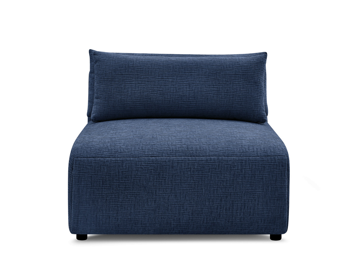 JANA modulaire bank 1-zits chaise longue met hoofdsteun, structuurstof