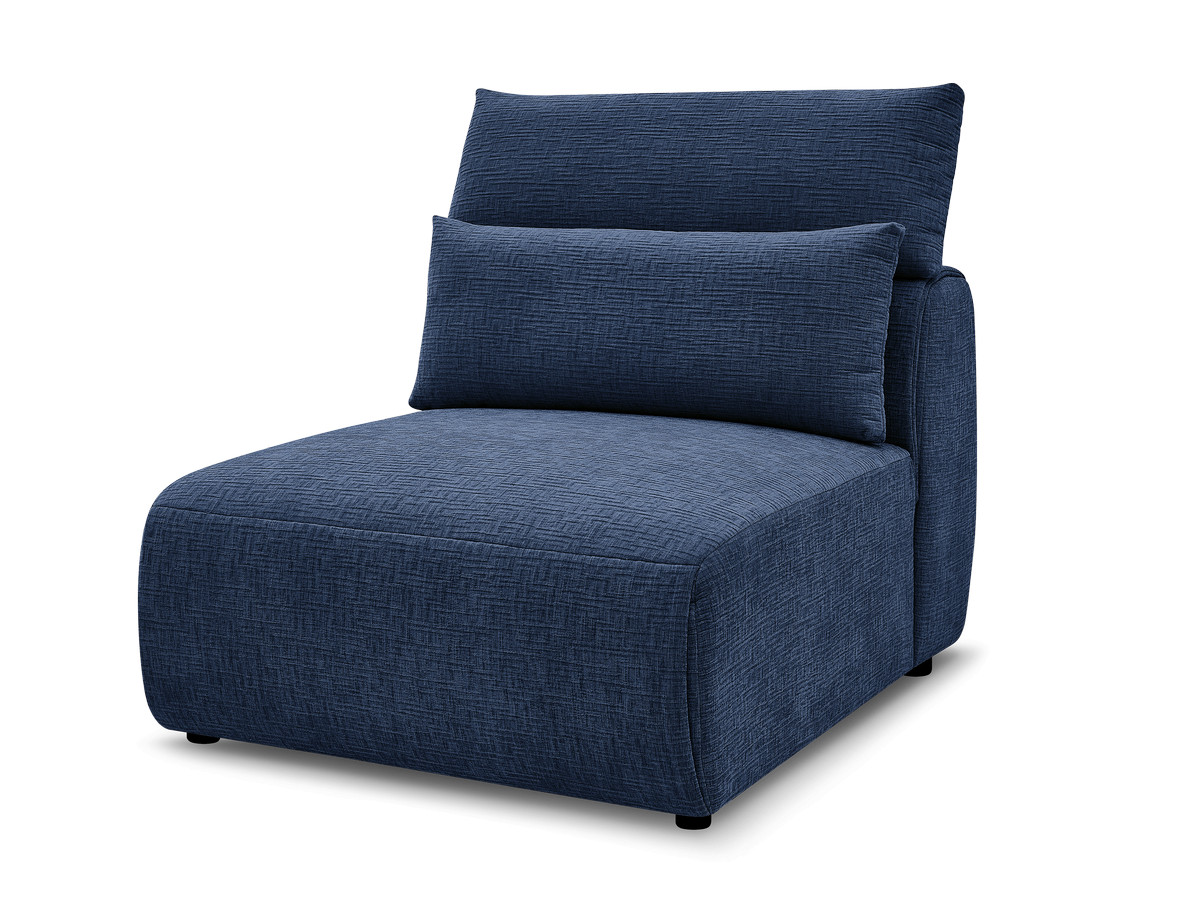 JANA modulaire bank 1-zits chaise longue met hoofdsteun, structuurstof