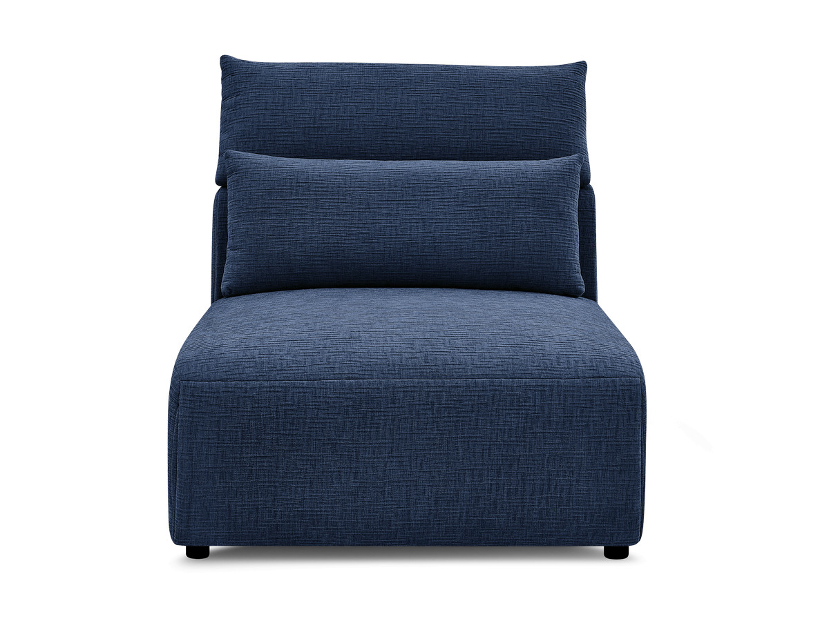 JANA modulaire bank 1-zits chaise longue met hoofdsteun, structuurstof