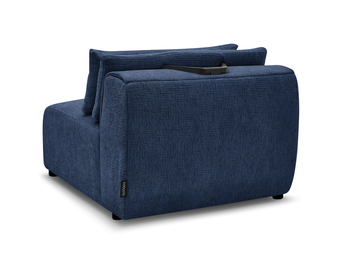 JANA modulaire bank 1-zits chaise longue met hoofdsteun, structuurstof