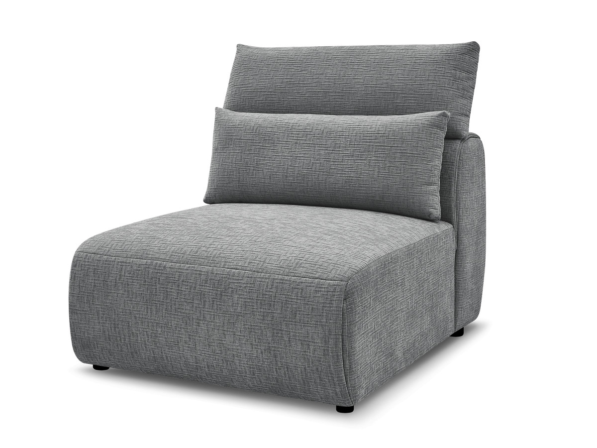 JANA modulaire bank 1-zits chaise longue met hoofdsteun, structuurstof