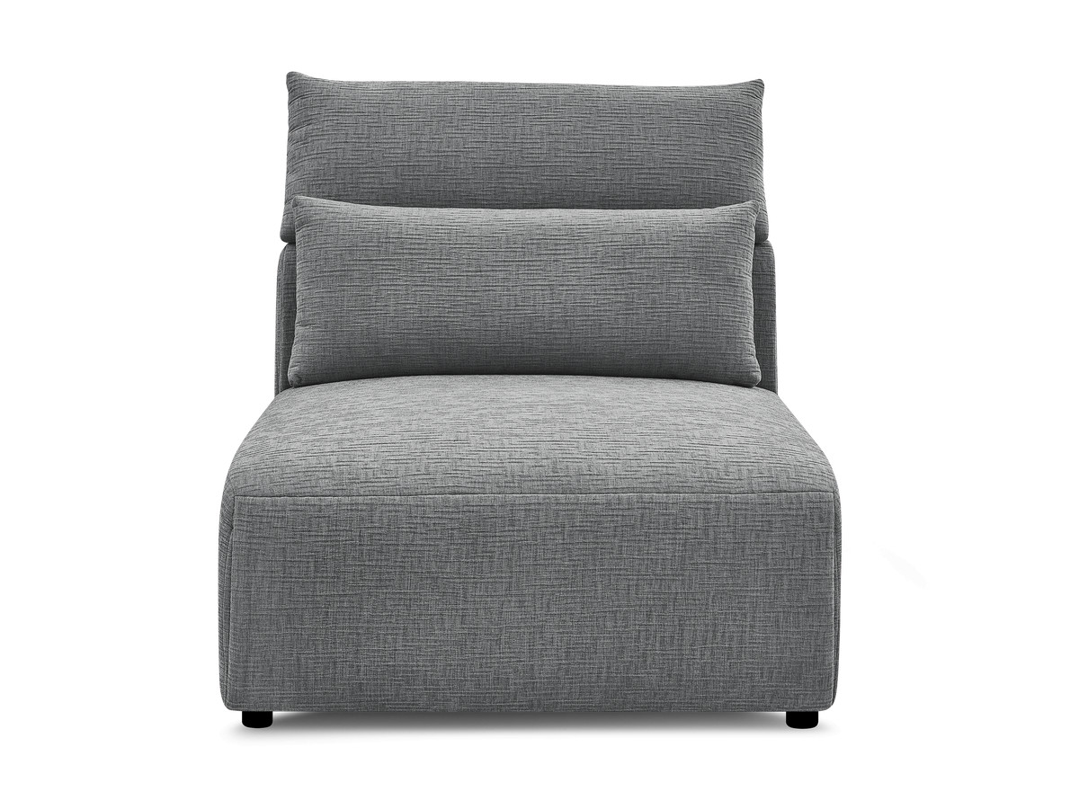 JANA modulaire bank 1-zits chaise longue met hoofdsteun, structuurstof