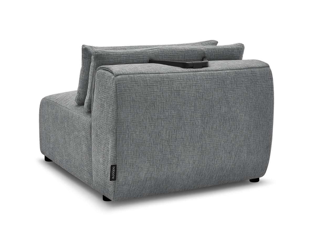 JANA modulaire bank 1-zits chaise longue met hoofdsteun, structuurstof