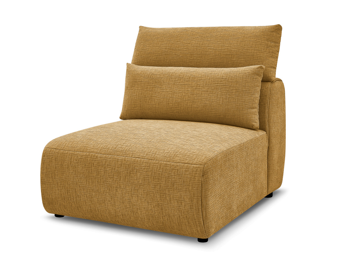 JANA modulaire bank 1-zits chaise longue met hoofdsteun, structuurstof