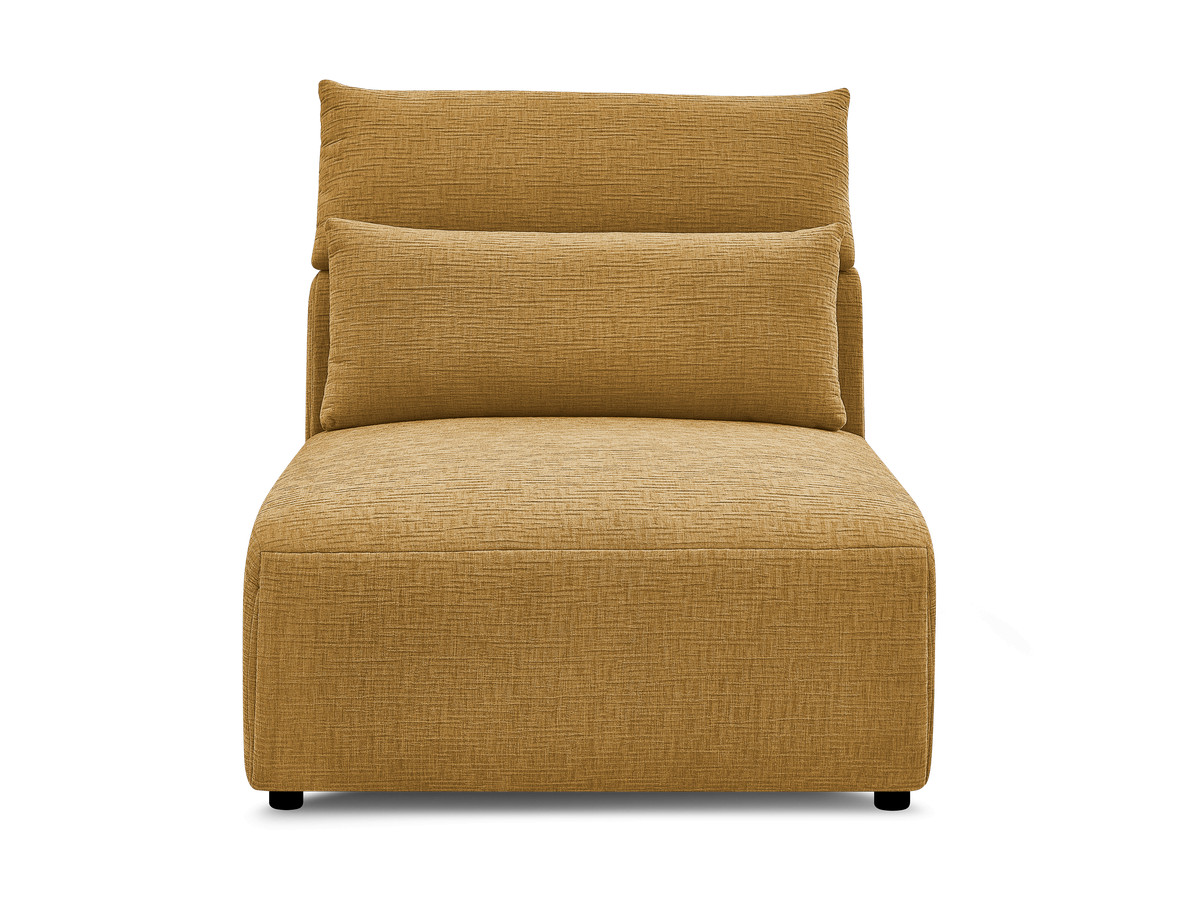 JANA modulaire bank 1-zits chaise longue met hoofdsteun, structuurstof