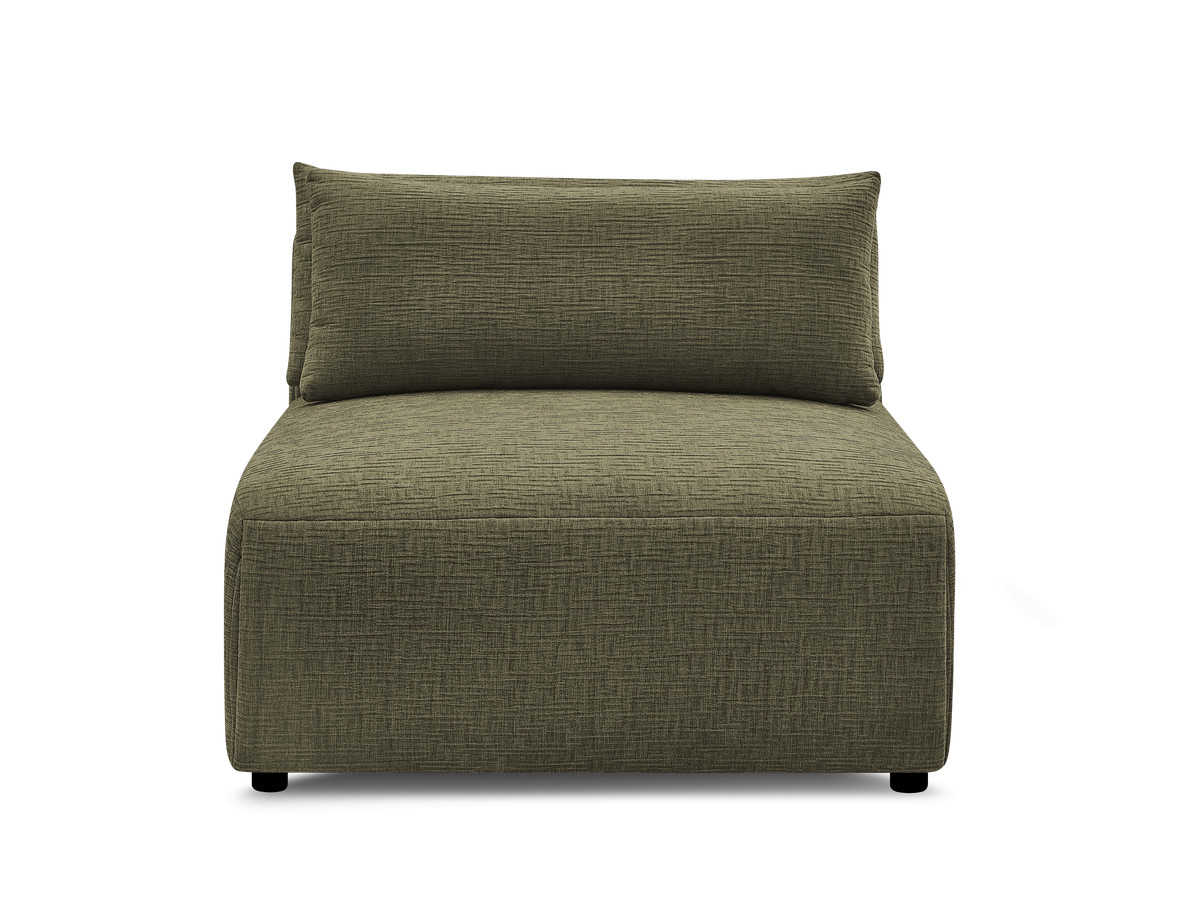 JANA modulaire bank 1-zits chaise longue met hoofdsteun, structuurstof