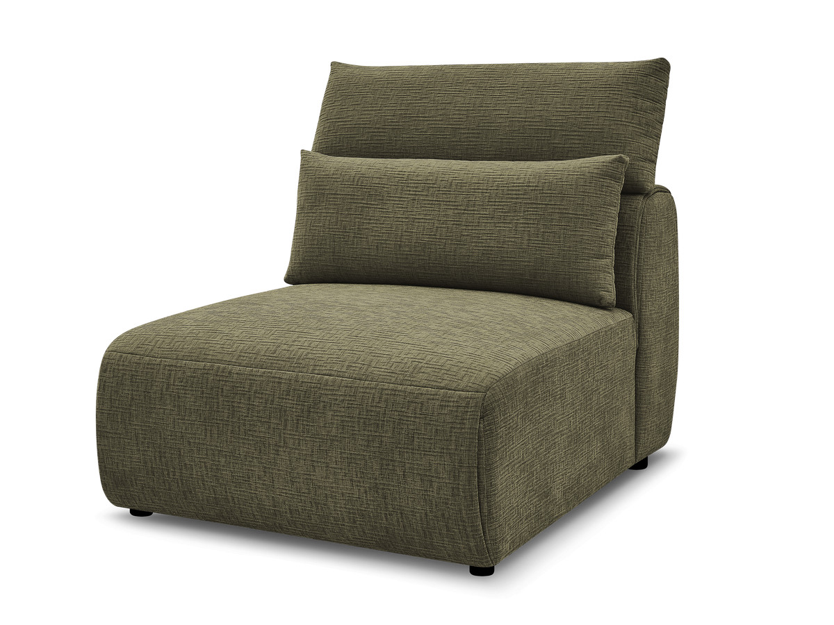 JANA modulaire bank 1-zits chaise longue met hoofdsteun, structuurstof