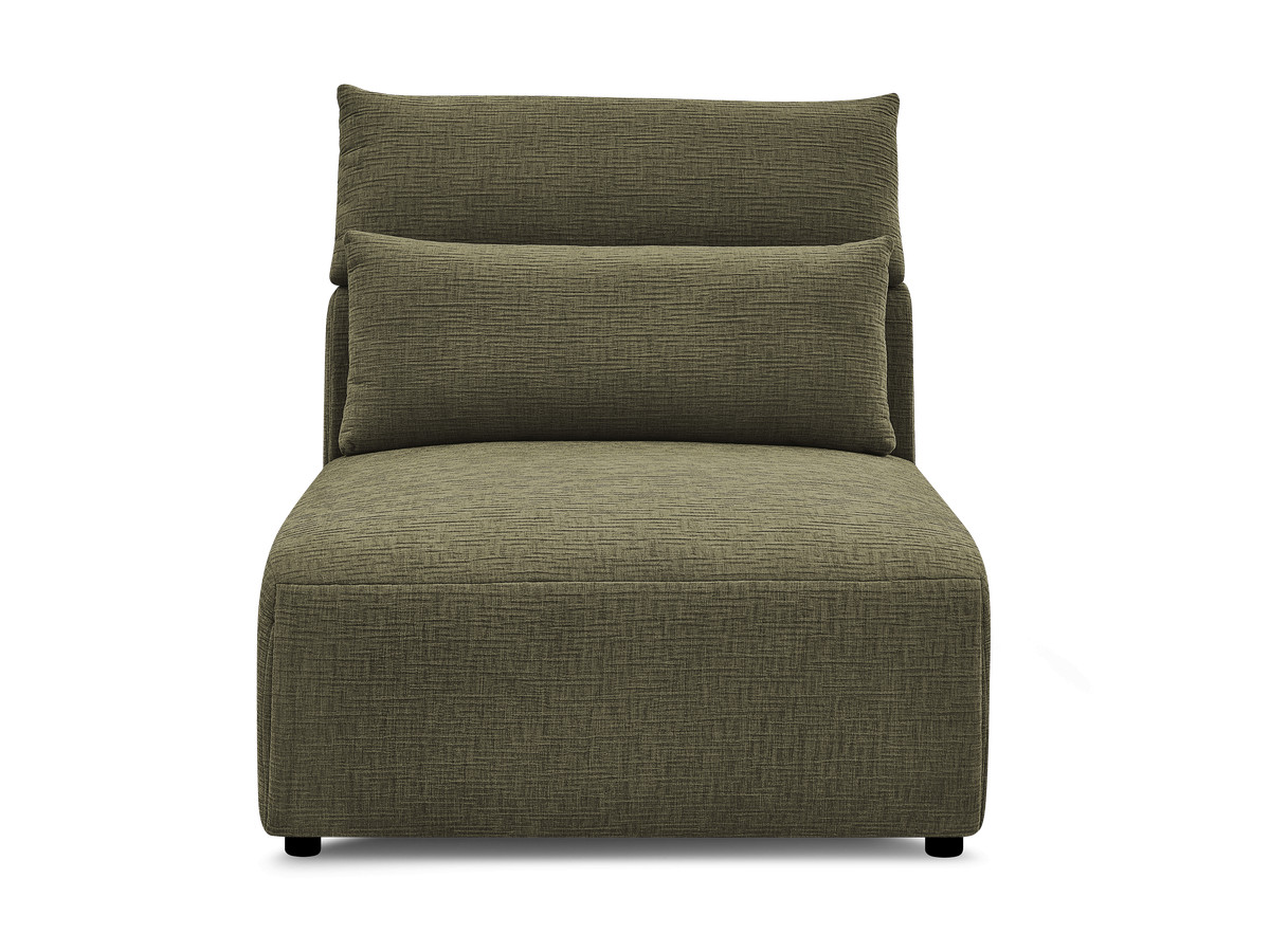 JANA modulaire bank 1-zits chaise longue met hoofdsteun, structuurstof