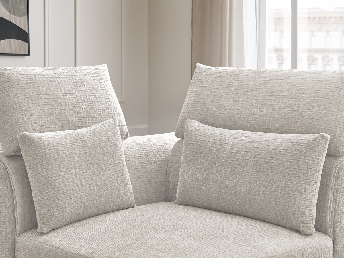 Hoek met hoofdsteun voor modulaire bank JANA, structuurstof