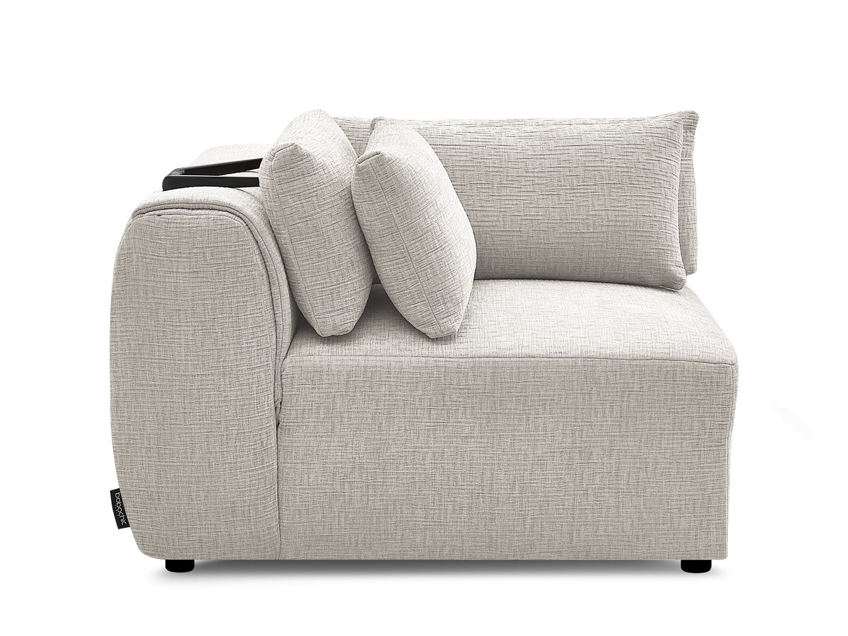 Hoek met hoofdsteun voor modulaire bank JANA, structuurstof