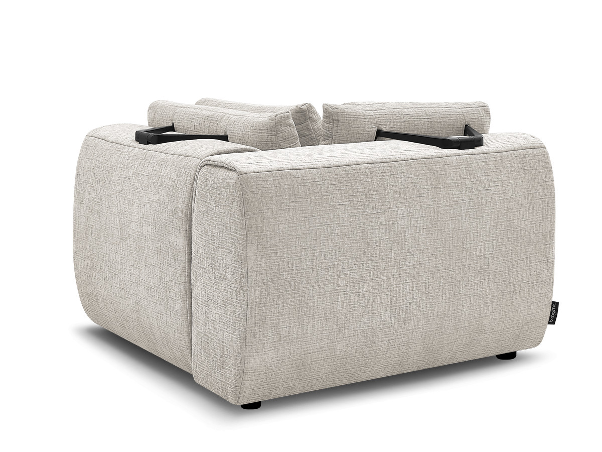 Hoek met hoofdsteun voor modulaire bank JANA, structuurstof