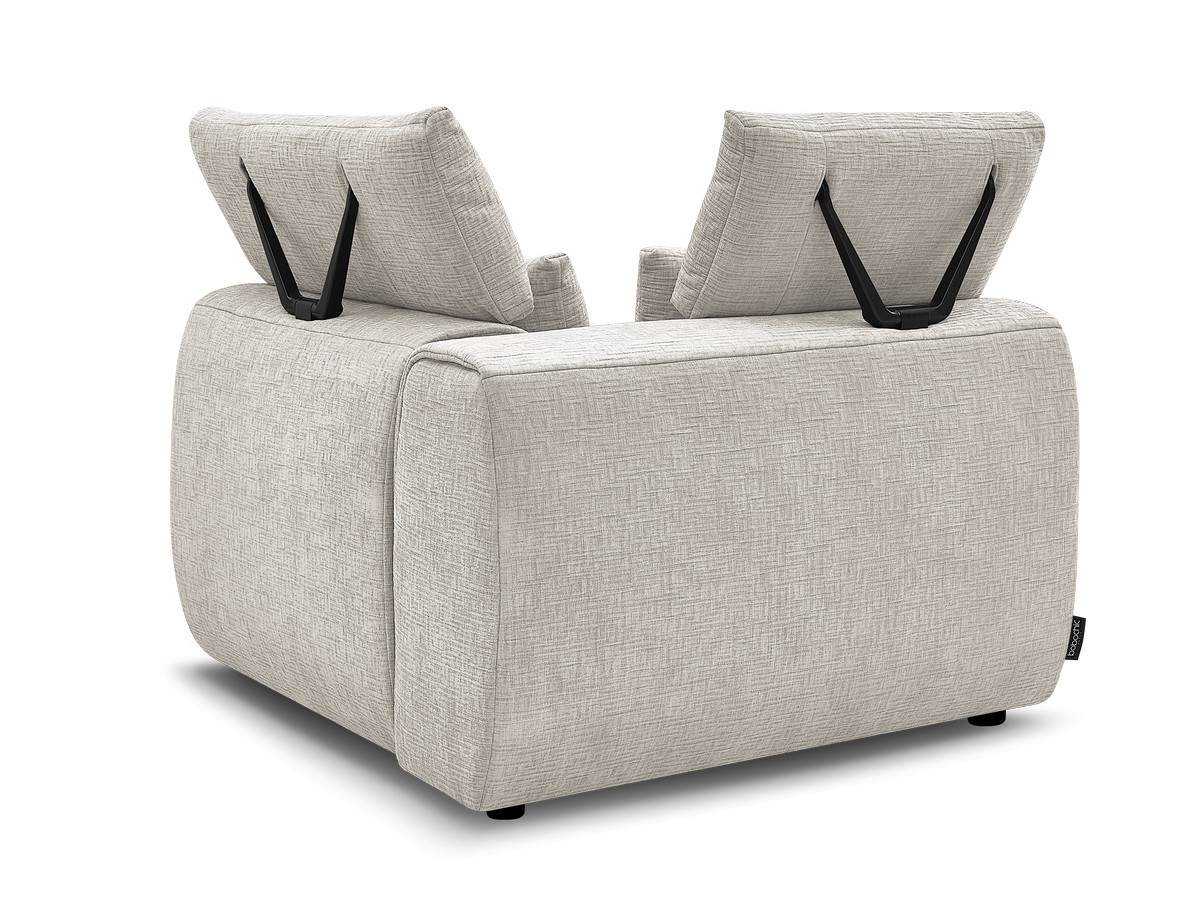 Hoek met hoofdsteun voor modulaire bank JANA, structuurstof