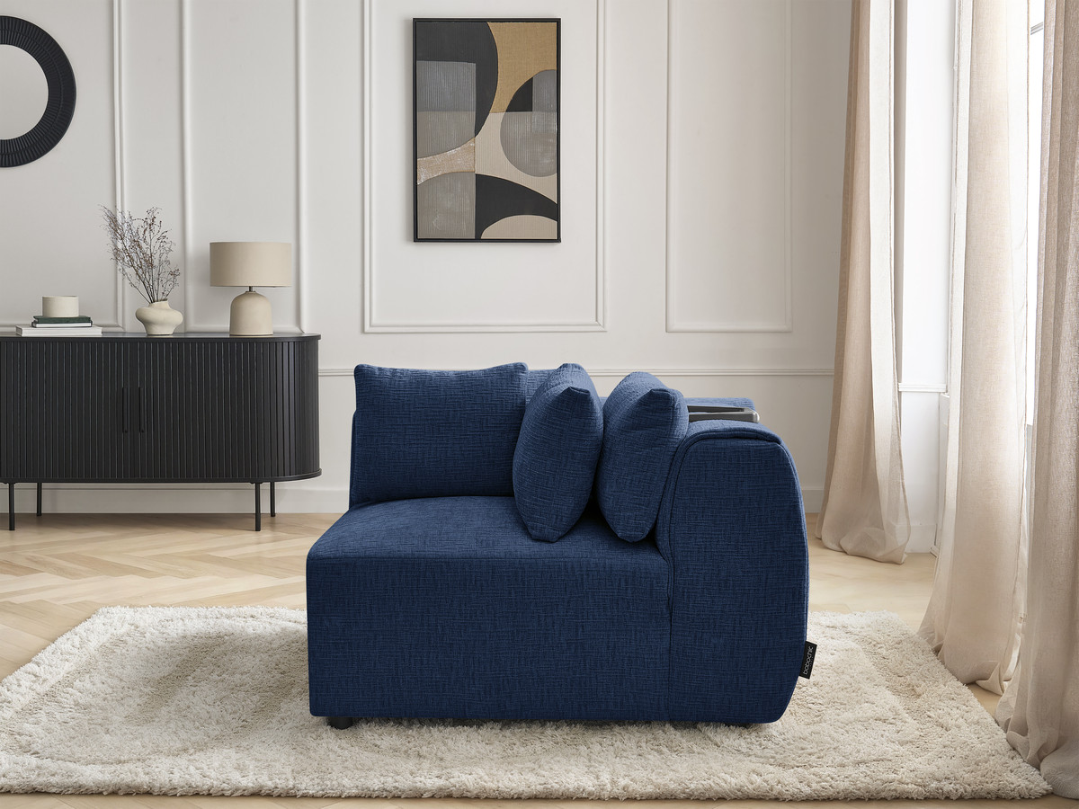 Hoek met hoofdsteun voor modulaire bank JANA, structuurstof