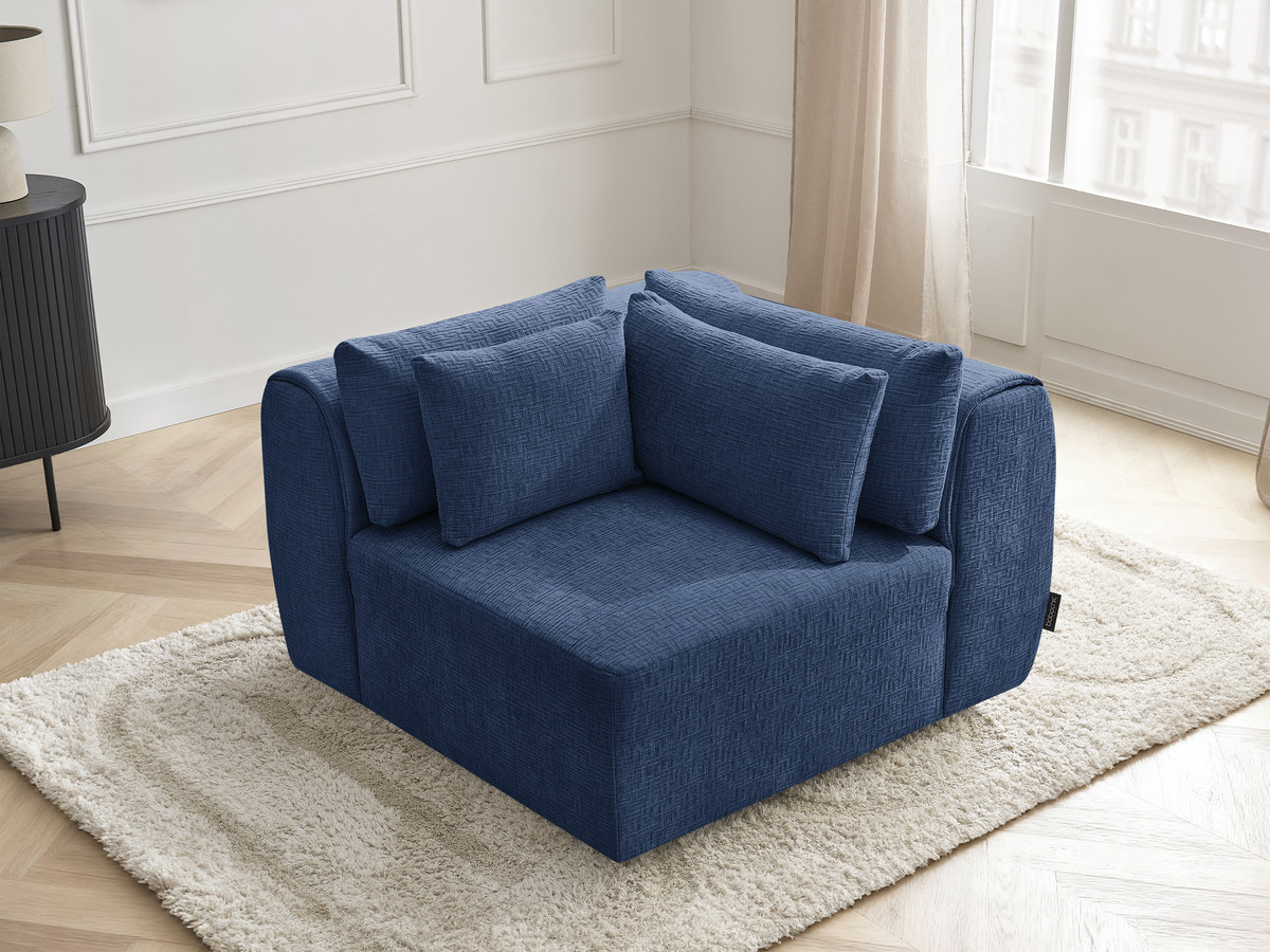 Hoek met hoofdsteun voor modulaire bank JANA, structuurstof