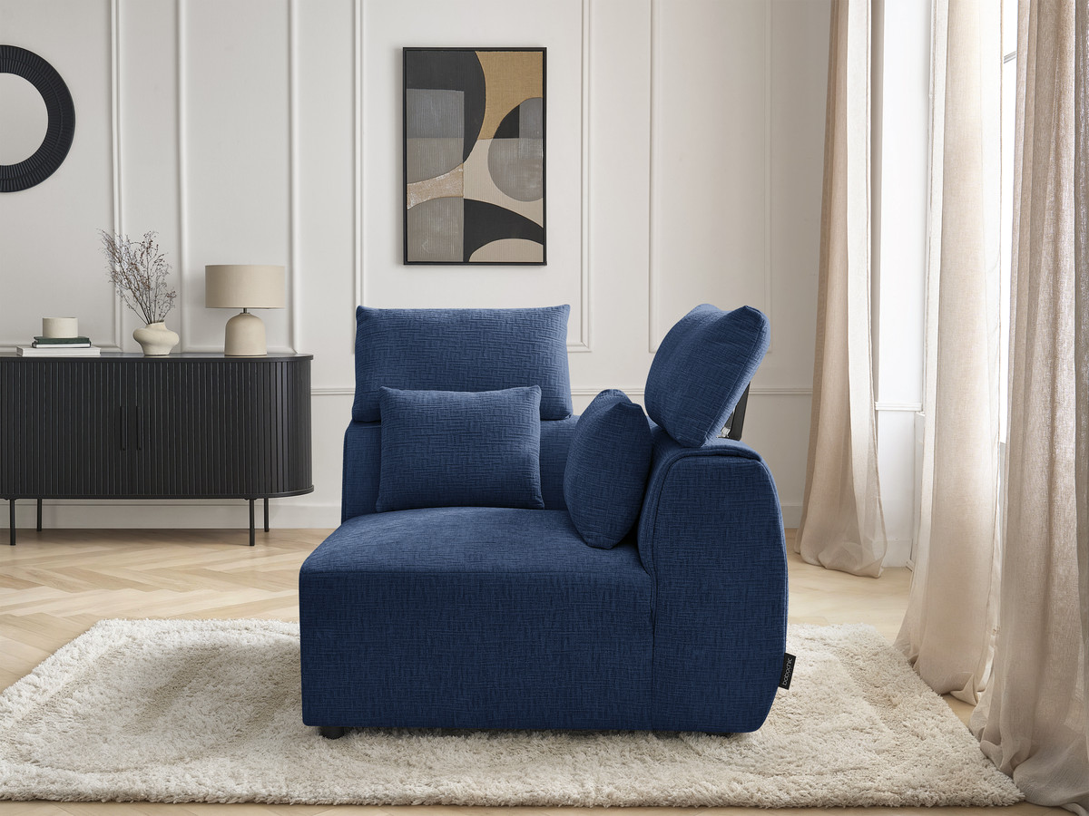 Hoek met hoofdsteun voor modulaire bank JANA, structuurstof