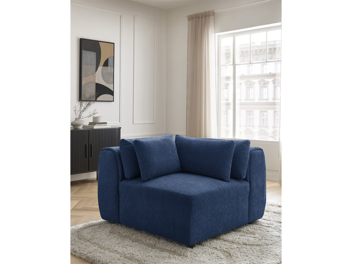 Hoek met hoofdsteun voor modulaire bank JANA, structuurstof