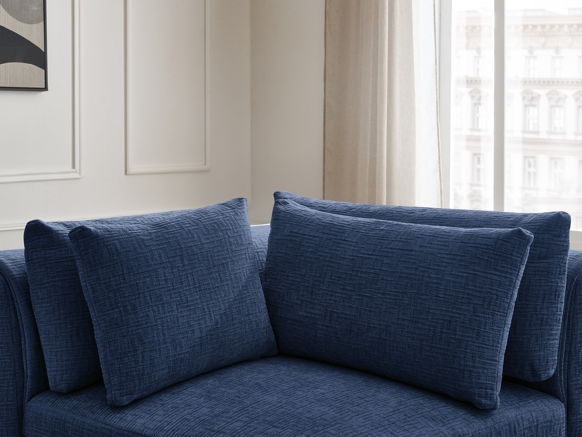 Hoek met hoofdsteun voor modulaire bank JANA, structuurstof