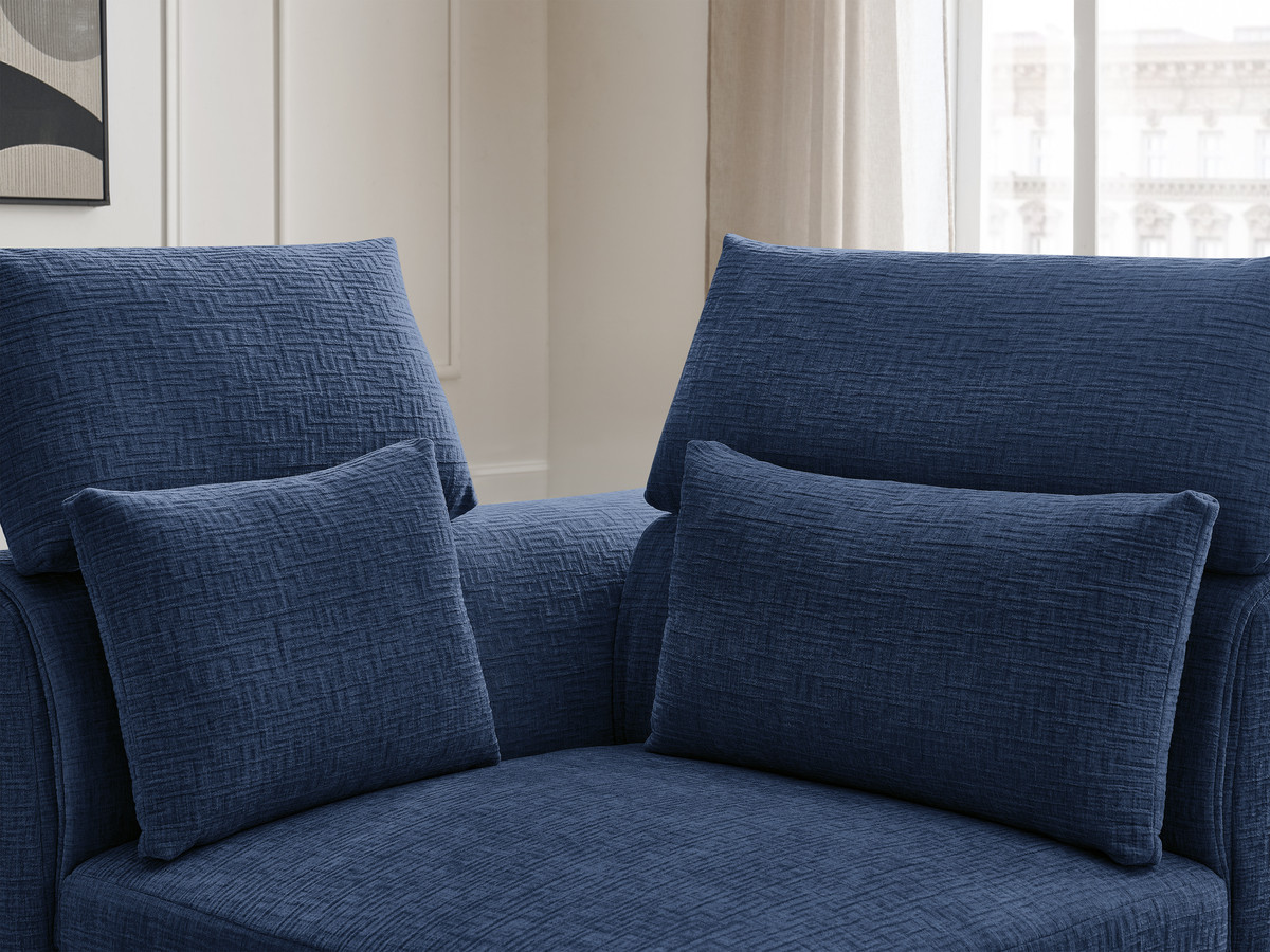 Hoek met hoofdsteun voor modulaire bank JANA, structuurstof