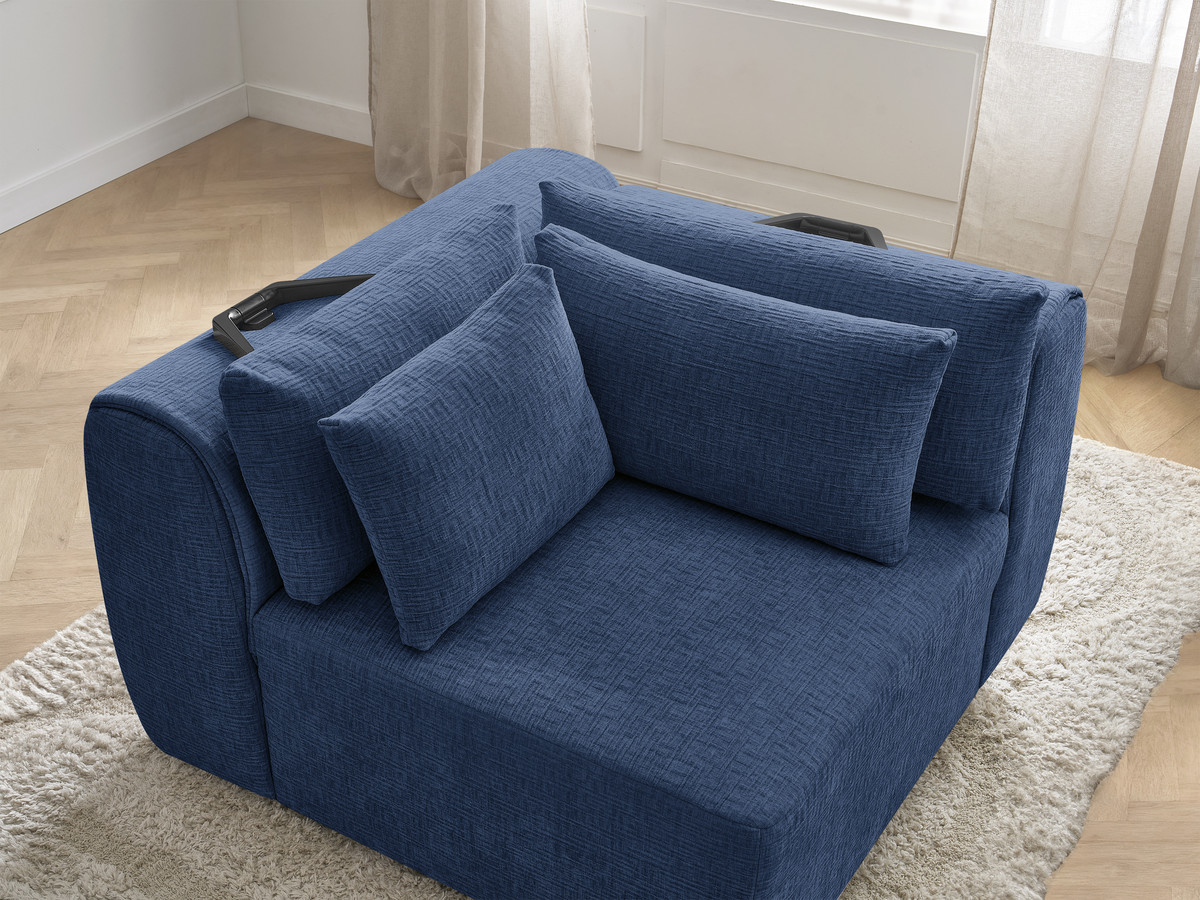 Hoek met hoofdsteun voor modulaire bank JANA, structuurstof