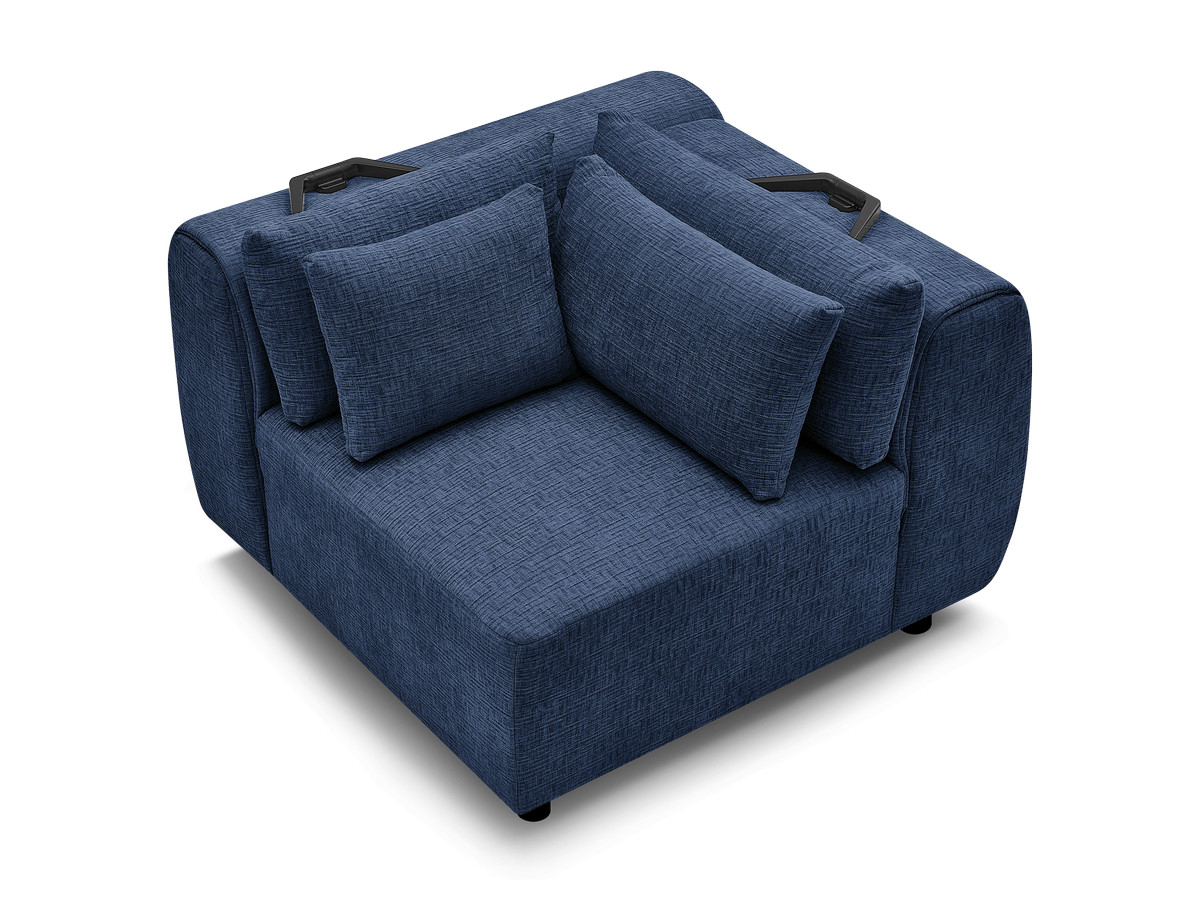 Hoek met hoofdsteun voor modulaire bank JANA, structuurstof