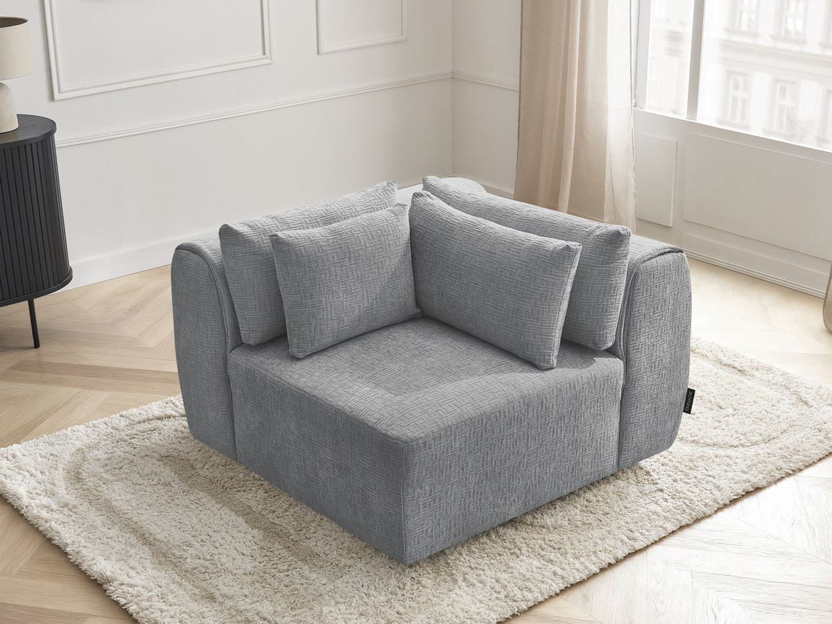 Hoek met hoofdsteun voor modulaire bank JANA, structuurstof