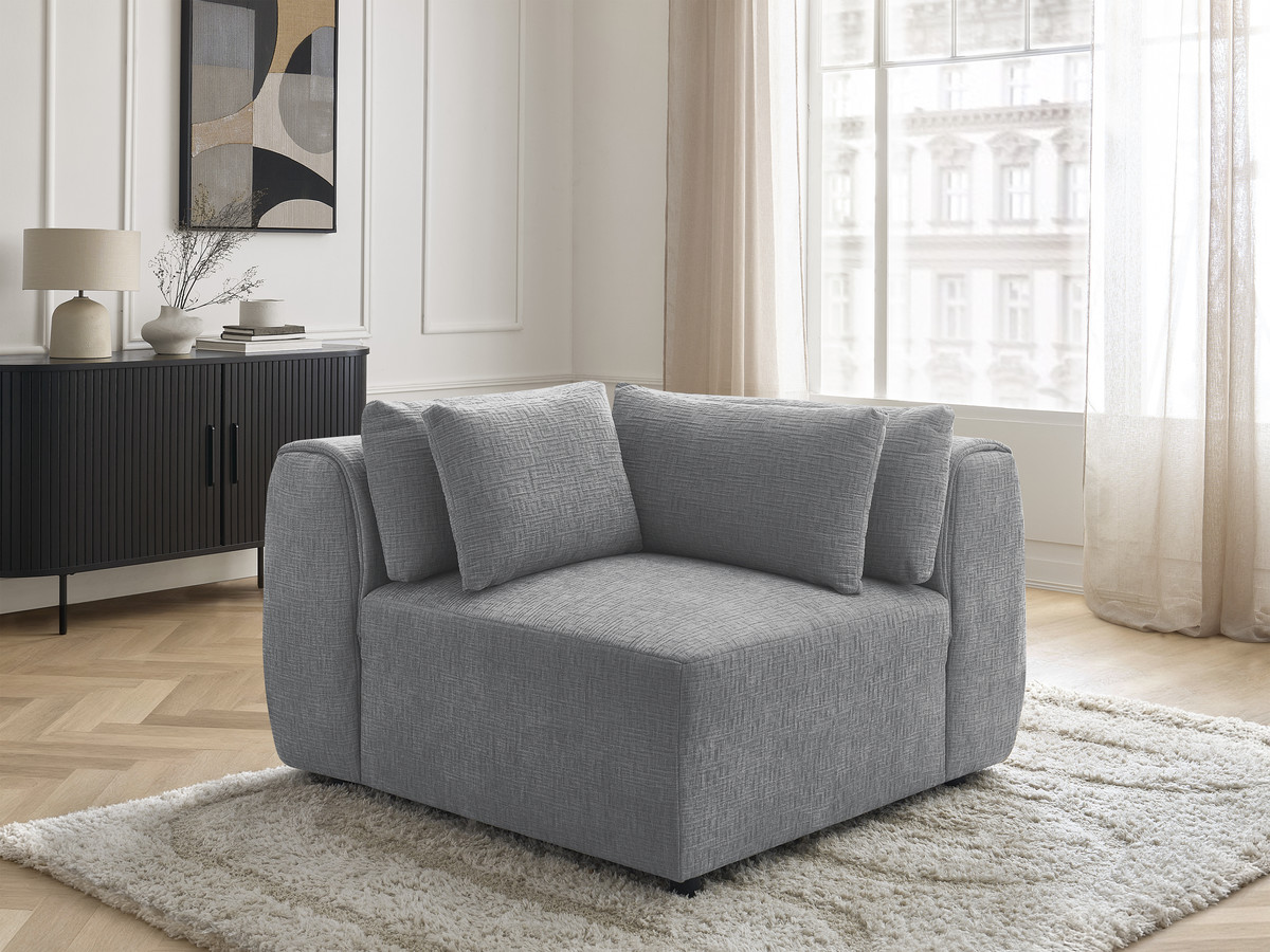 Hoek met hoofdsteun voor modulaire bank JANA, structuurstof