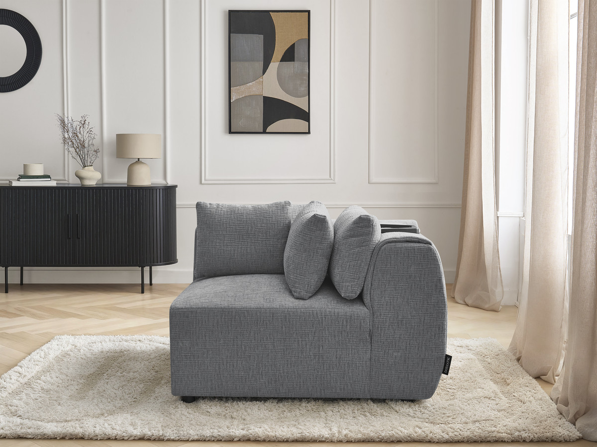 Hoek met hoofdsteun voor modulaire bank JANA, structuurstof