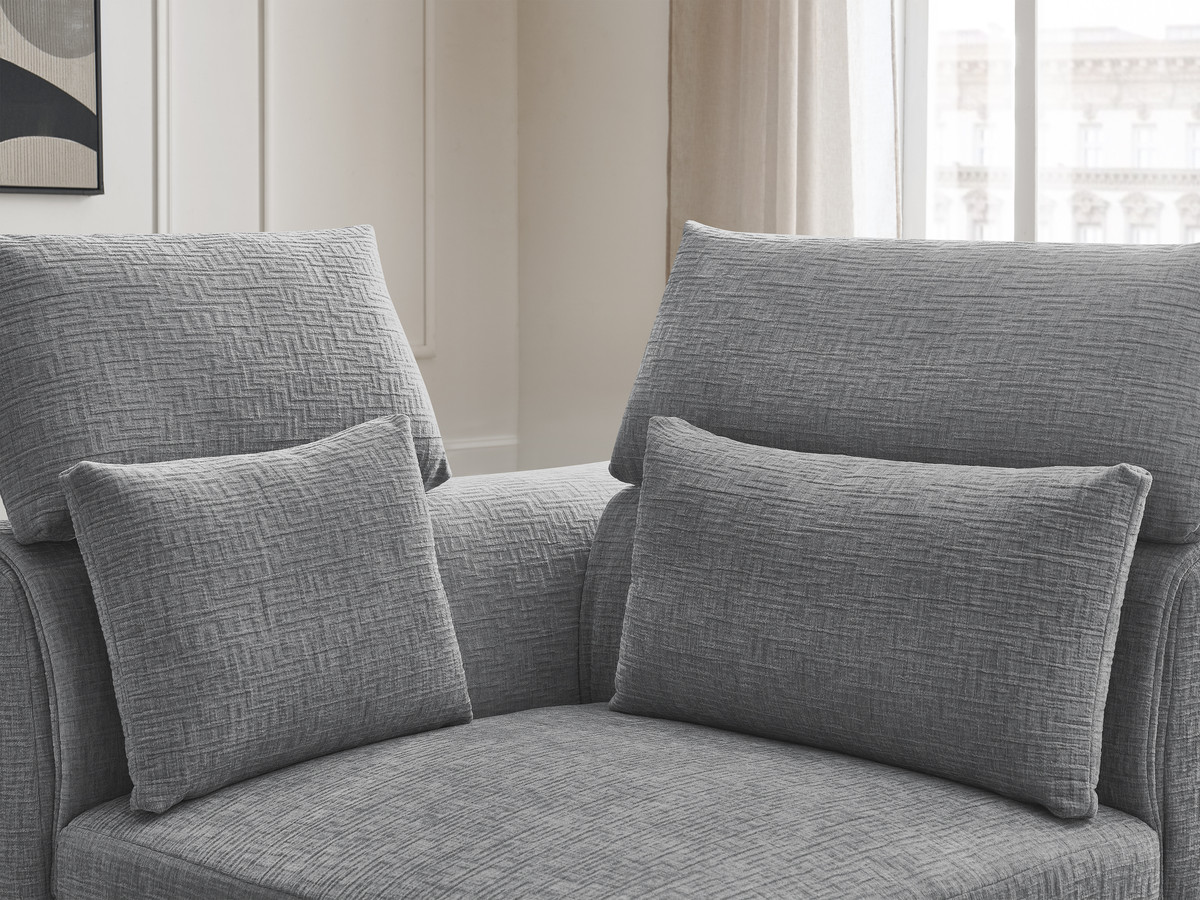 Hoek met hoofdsteun voor modulaire bank JANA, structuurstof