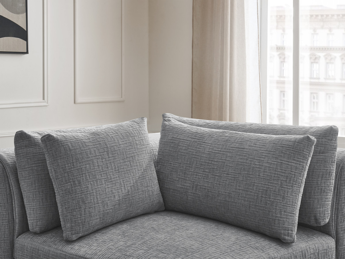 Hoek met hoofdsteun voor modulaire bank JANA, structuurstof