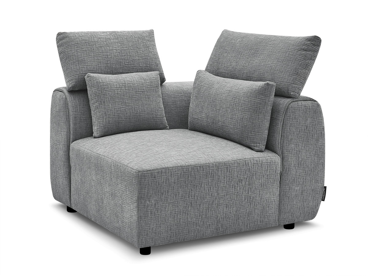 Hoek met hoofdsteun voor modulaire bank JANA, structuurstof