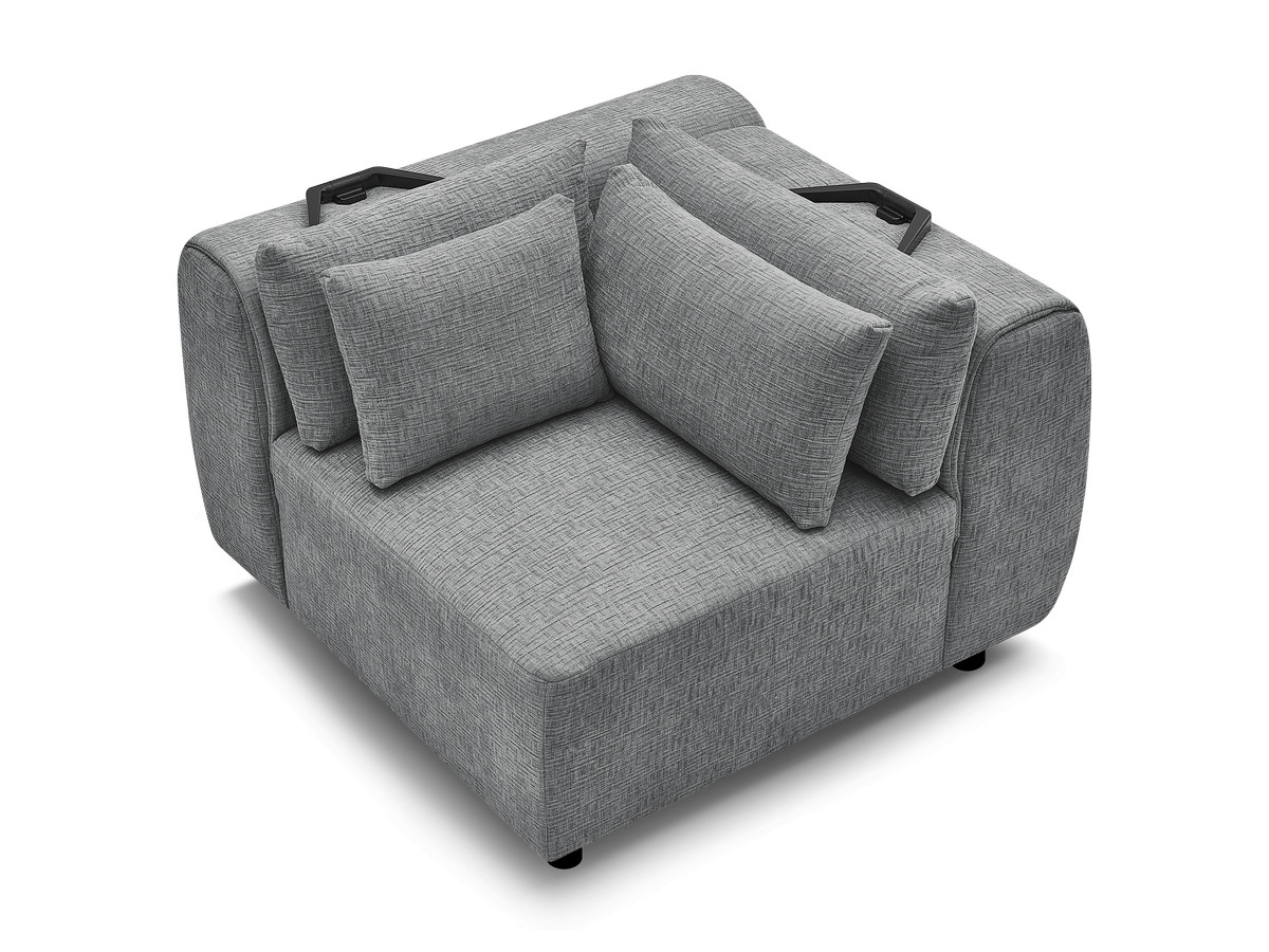 Hoek met hoofdsteun voor modulaire bank JANA, structuurstof