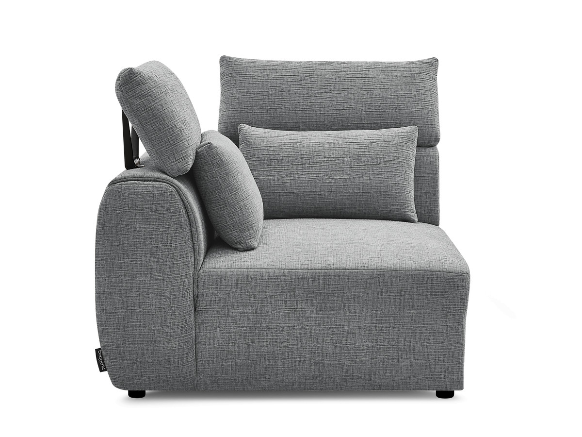 Hoek met hoofdsteun voor modulaire bank JANA, structuurstof